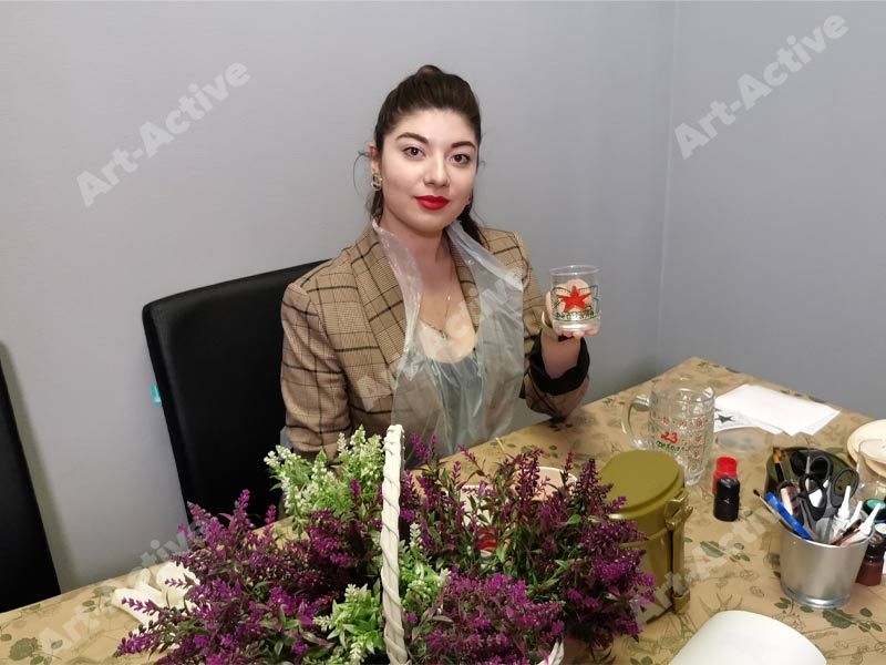 Мастер-класс «Роспись кружек и фляжек»