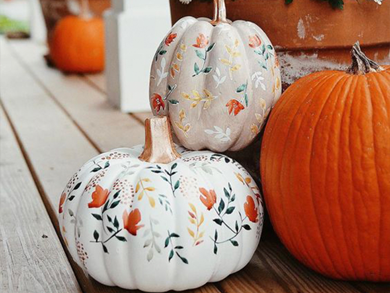 Роспись мини-тыкв