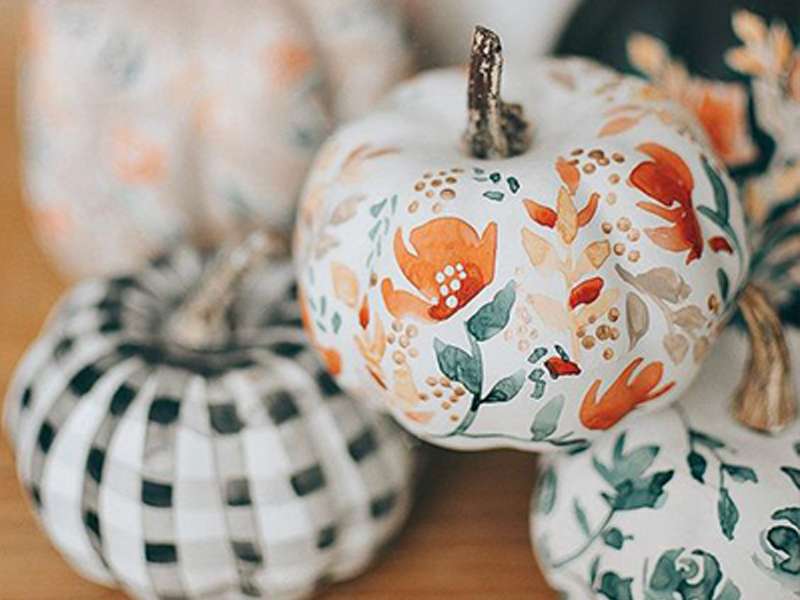 Роспись мини-тыкв