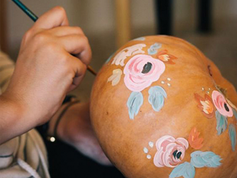 Роспись мини-тыкв