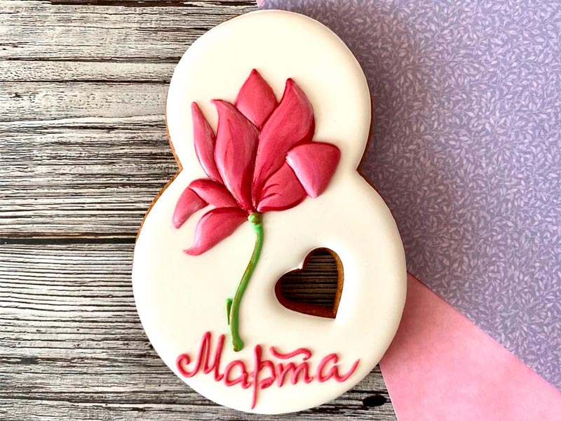 Мастер-класс «Роспись пряников на 8 марта»