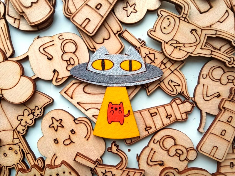 Мастер-класс «Роспись деревянных значков»