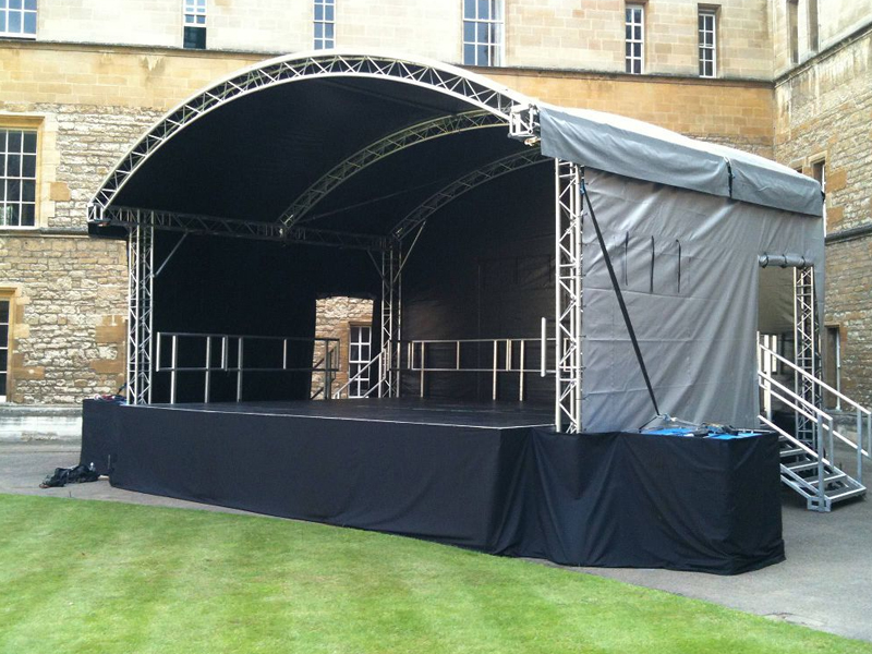 Сцена Арочная 6x4 Чёрная