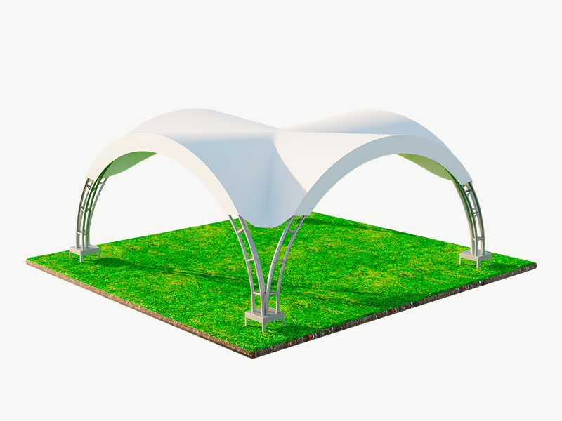 Шатер арочный 6x6