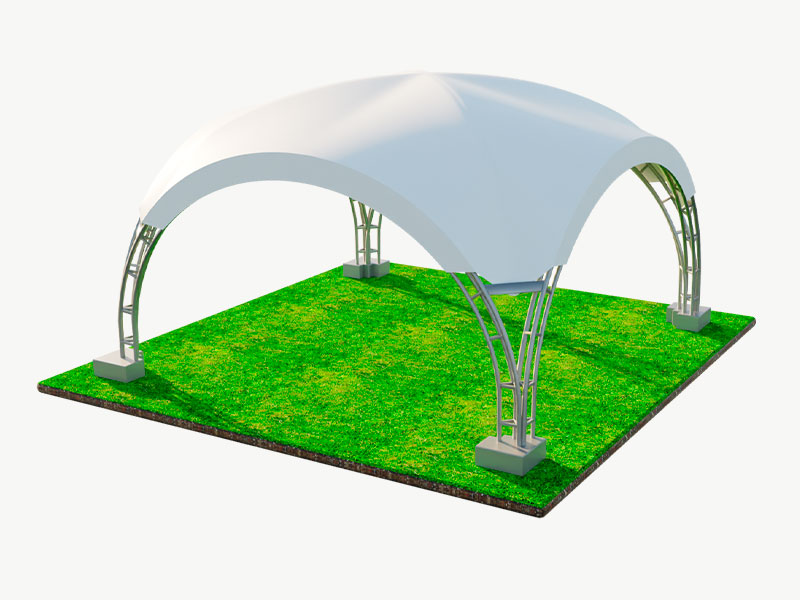 Шатер арочный Дюна 6x6