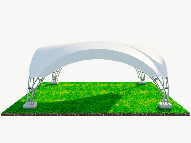 Шатер арочный Дюна 8x8 