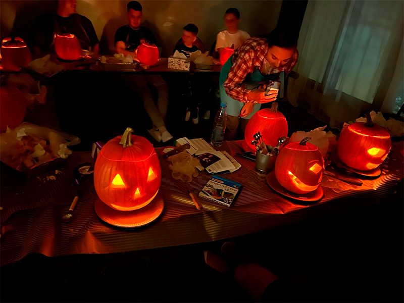 Создание тыквы-светильника