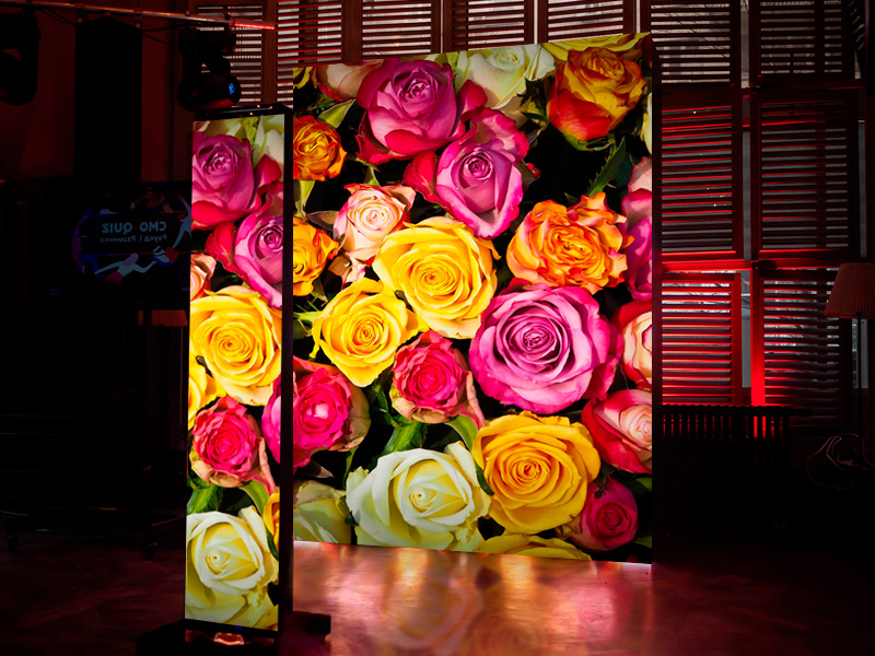 Светодиодная фотозона на 8 Марта