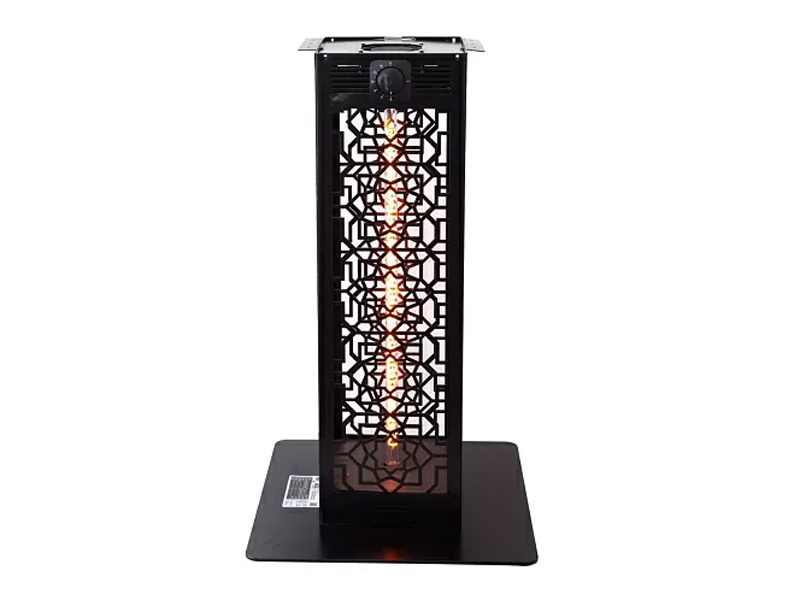 Уличный электрический обогреватель стол Bogazici квадрат