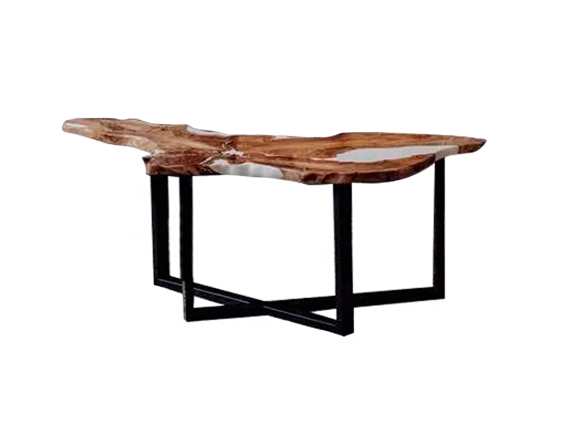 Журнальный стол из спила карагача